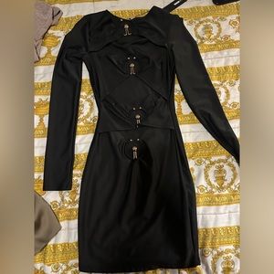 Brand new extras small black mini dress